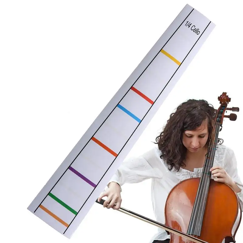Fret Fingerboard Sticker Fingerboard Sticker For Practice Training Principianti Long-Lasting Violoncello Fingerboard Finger Position