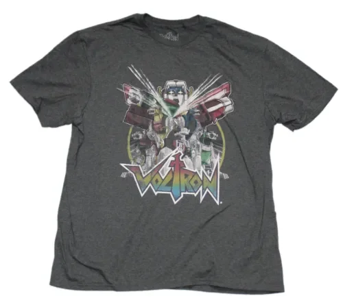 Voltron Nuova Maglietta Per Adulti Battle Ready Leoni Sotto Maniche Lunghe O Corte Assemblate