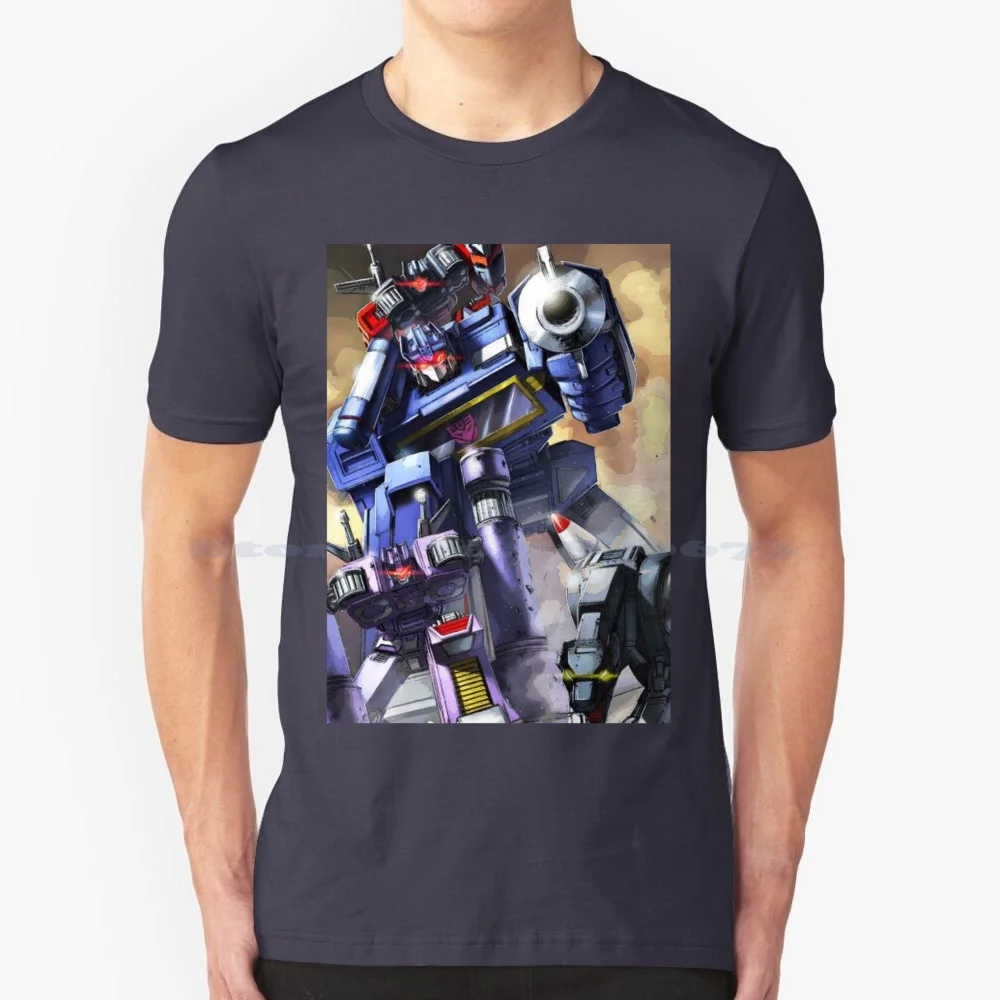 Maglietta Soundwave 100% Cotone Tee Voltron Gijoe Ghostintheshell Macross Bladerunner Titanfall Mecha Autobots Decepticons