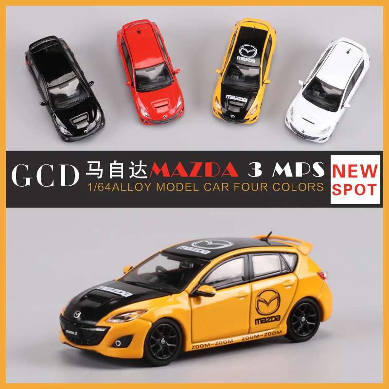 Gcd 1/64 Mazda 3 Mps Modello Di Auto In Lega