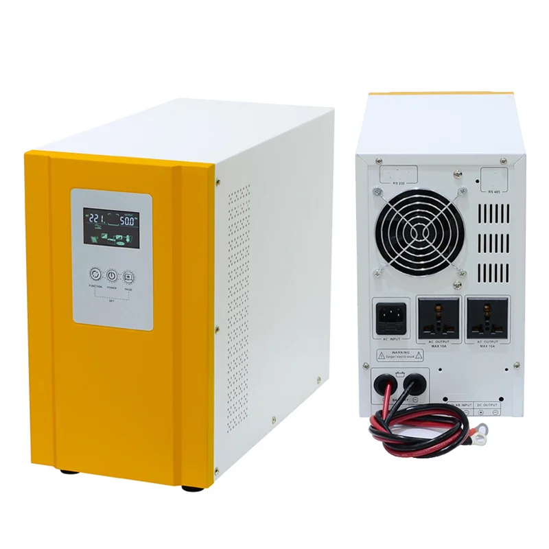 Inverter Off Grid Surge Power 500Va Inverter Di Ricarica 12Vdc 350W 220Vac Inverter A Onda Sinusoidale Pura Pwm Ups Con Ricarica Della Batteria Ca