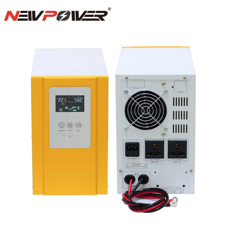 Inverter Off Grid Surge Power 750Va Inverter Di Ricarica 12Vdc 350W 220Vac Inverter A Onda Sinusoidale Pura Pwm Ups Con Ricarica Della Batteria Ca