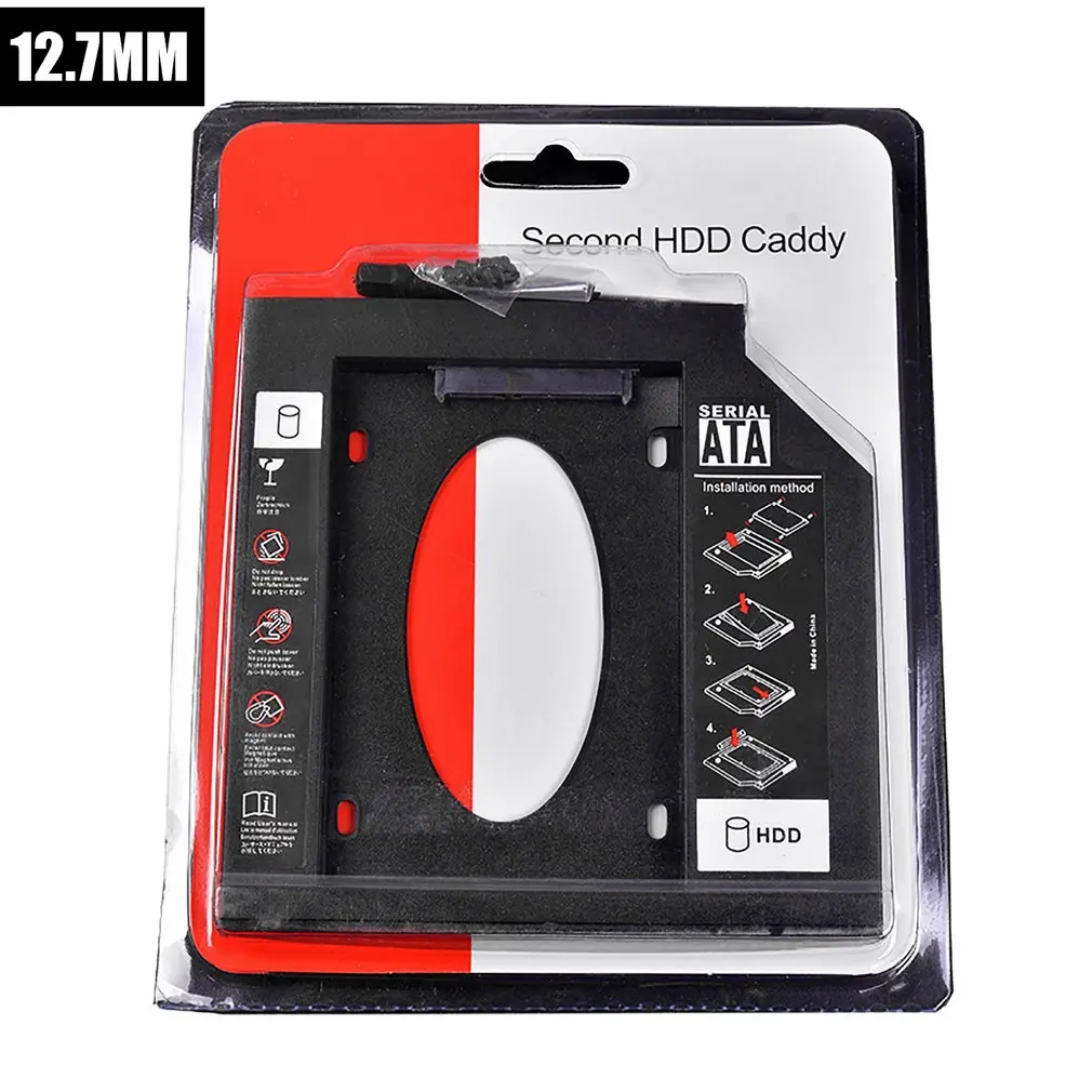 Nuovo 12.7Mm Ssd Bezel Staffa Di Copertura Anteriore Universal Hard Drive Cover Enclosure Sata Portable Hard Disk Bezels Accessorio Per Computer