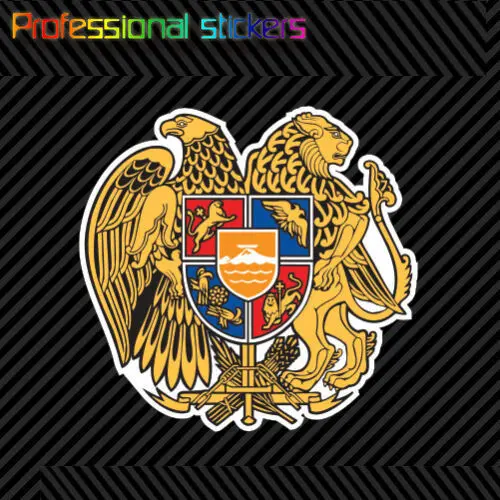 Adesivo Per Stemma Dell'Armenia Decalcomania Autoadesiva In Vinile Armenia Flag Arm Am Stickers Per Auto, Biciclette, Laptop, Motos