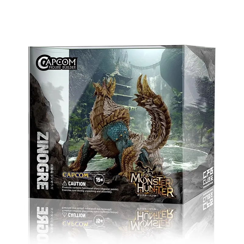 Monster Hunter Cube Cfb Capcom Fanyl Zinogre Modello Kit Fatto A Mano Action Toys Figure Gift