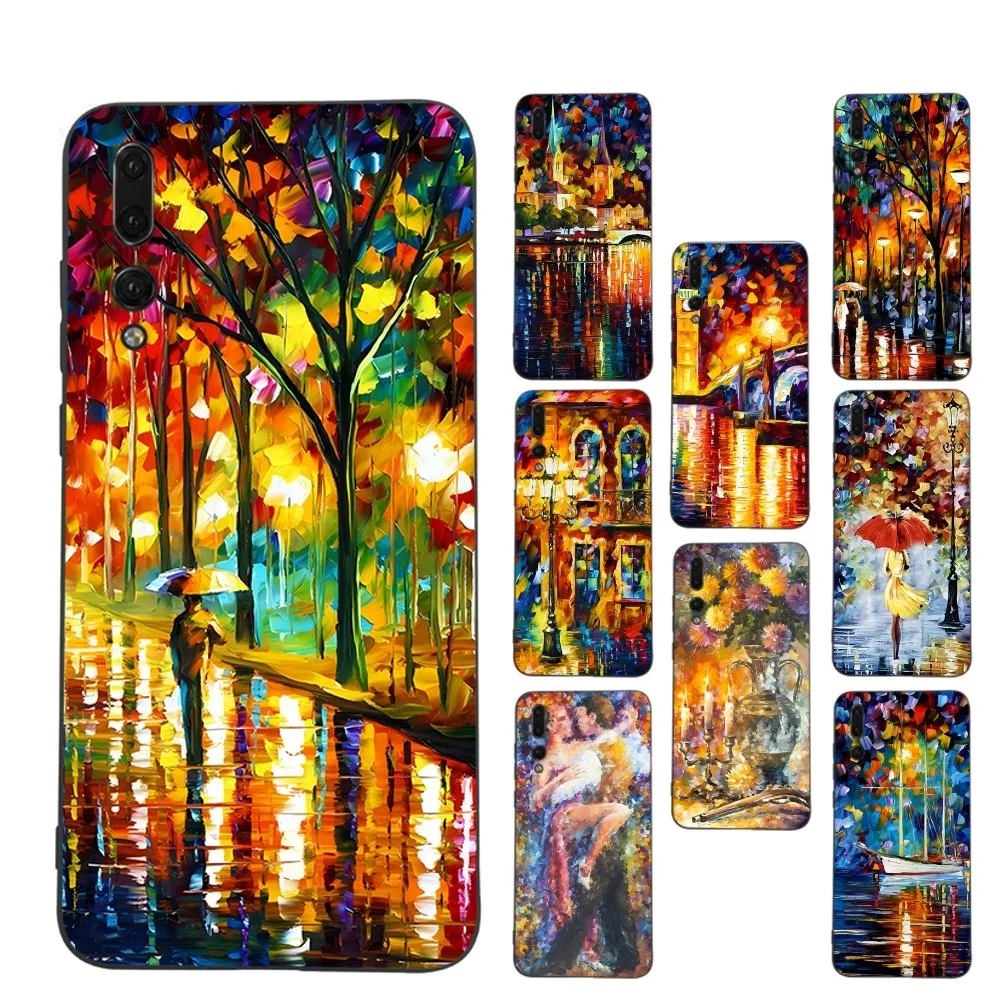 L-Leonid A-Aremov O-Oil Custodia Per Telefono Per Huawei P 8 9 10 20 30 40 50 Pro Lite Psmart Honor 10 Lite 70 Mate 20Lite