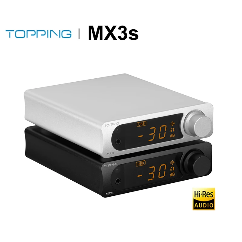Topping Mx3S All-In-One Hi-Res Audio Dac Amp Amplificatore Per Cuffie Con Telecomando