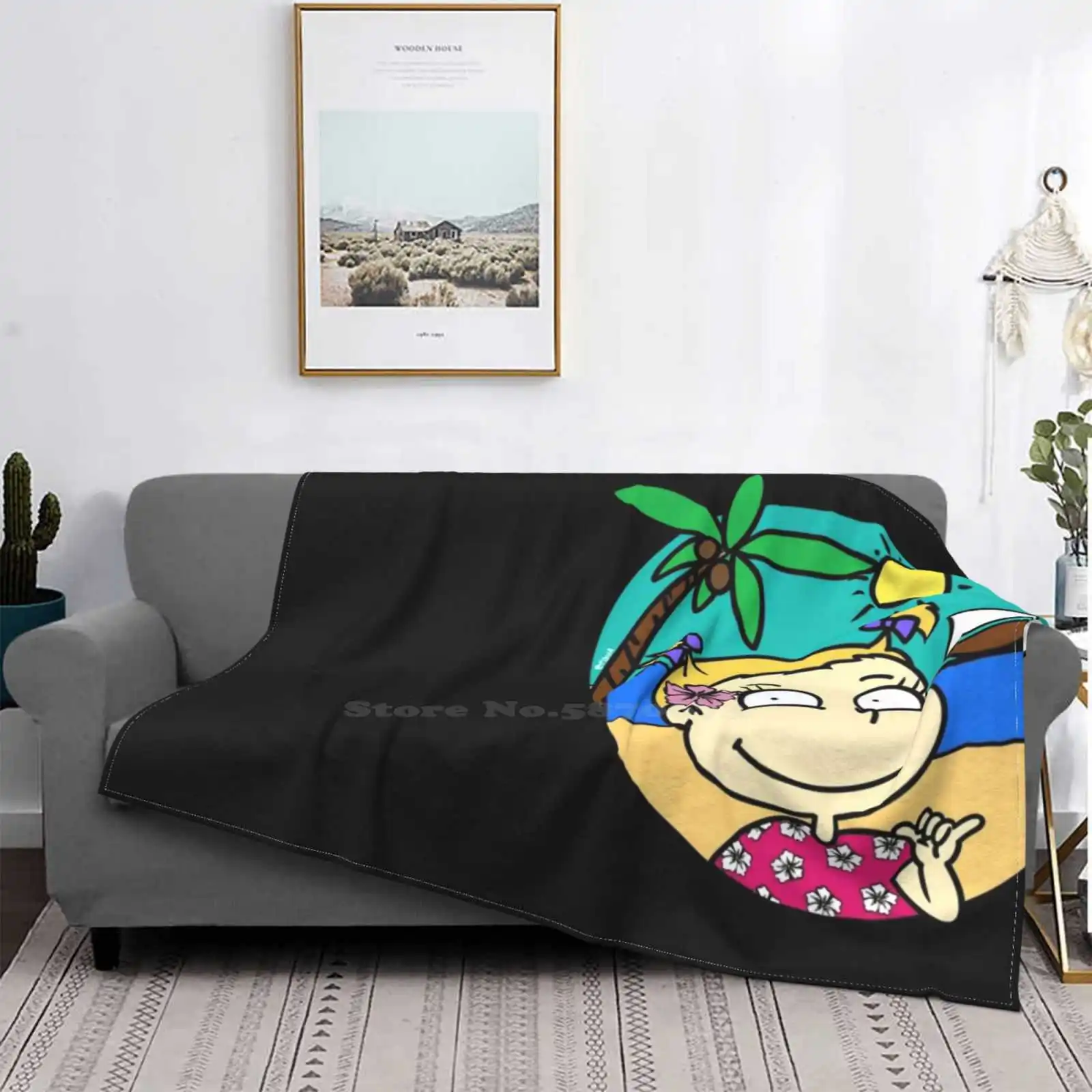 Shaka Angelica Ultima Coperta Super Morbida E Leggera E Sottile Angelica Hang Loose Island Guam 671 Islander Pacific 808 Hawaii Chill