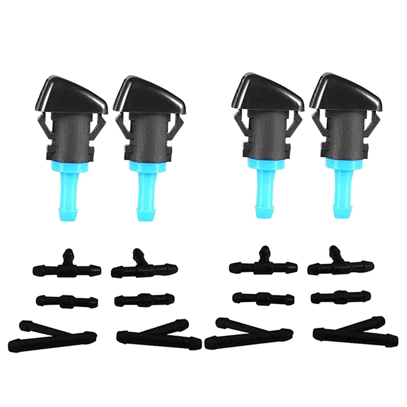 2X Kit Getto Spray Ugello Lavavetri Per Nissan Frontier 2009-16, 2009-12 Nissan Pathfinder,2009-15 Nissan Xterra