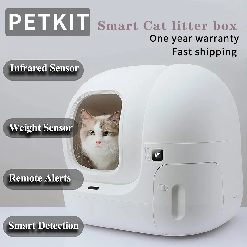 Petkit Purax Lettiera Per Gatti Autopulente Con Paletta Per Il Controllo Dell'App Rimozione Sicura Degli Odori Gratuita Adatta Automaticamente A Più G
