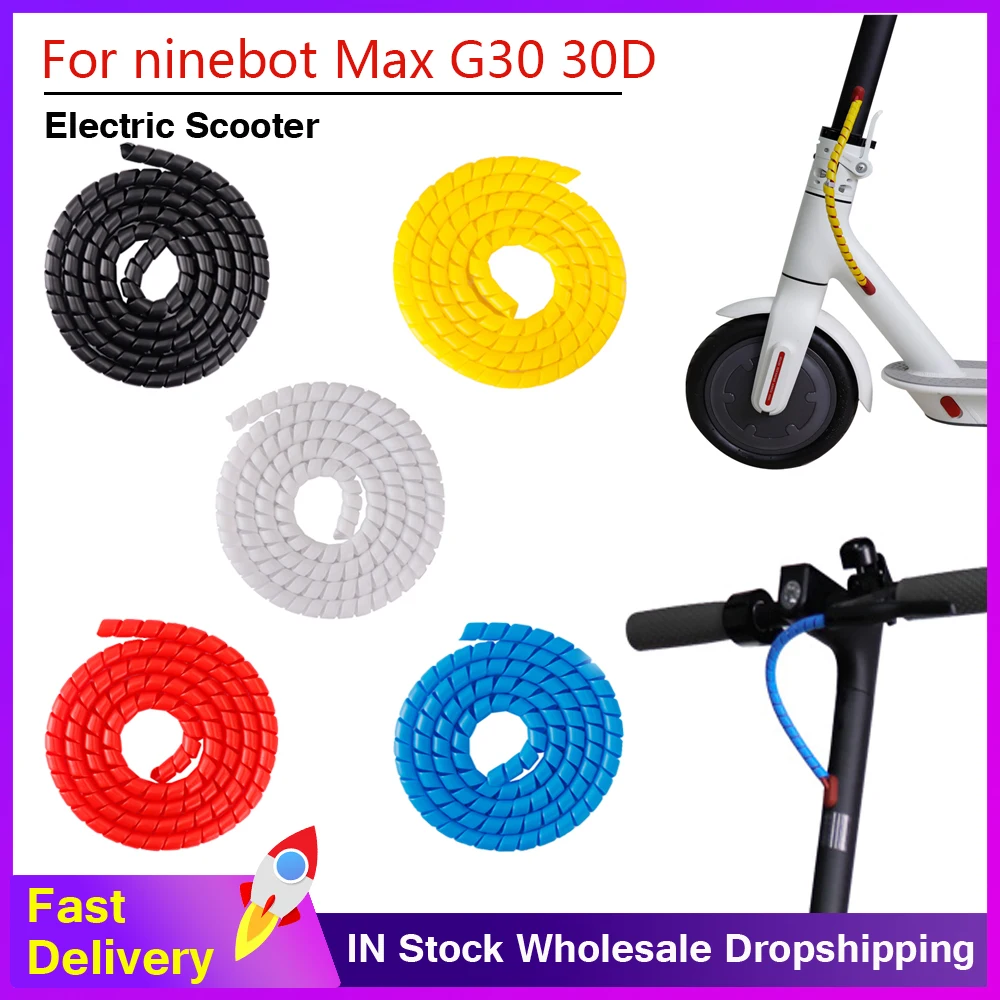 Scooter 1M Line Organizer Tubo Protector Line Tubi Di Avvolgimento Del Tubo Per Ninebot Max G30 Xiaomi Mijia M365 M365 Pro Scooter Elettrico