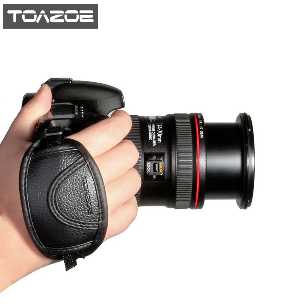 Toazoe In Pelle Hand Grip Strap Per Canon Fujifilm Nikon Sony E Più Dslr Fotocamere Mirrorless