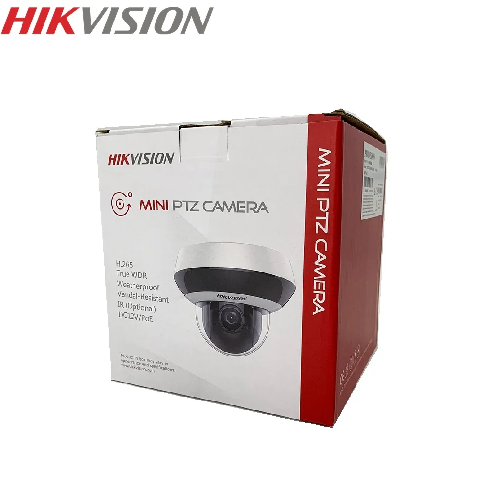 Hikvision Ds-2De2A4041W-De3 (2.8-12Mm) Telecamera Di Rete Ptz 4 Mp 4 X Ir Supporto Ir 30M Altoparlante E Microfono Integrati