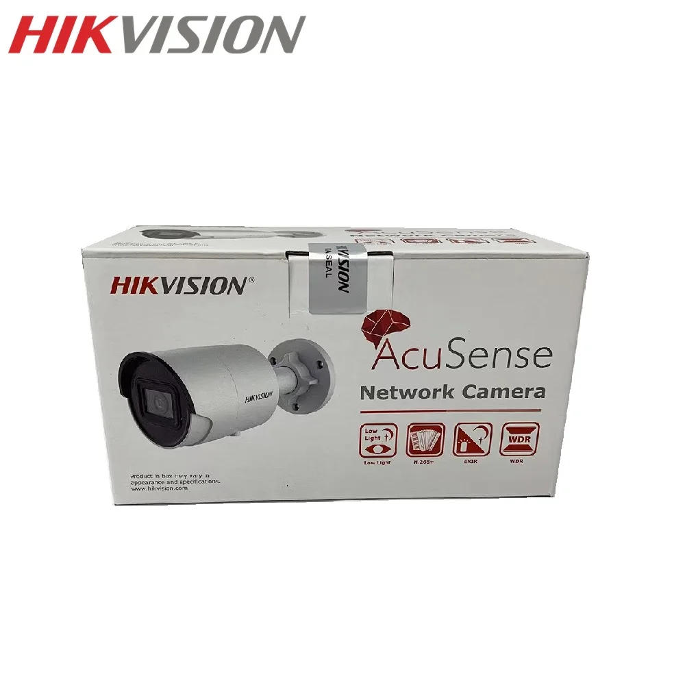 Hikvision Ds-2Cd2086G2-Lu 8Mp 4 K Acusense Telecamera Ip Bullet Fissa Microfono Integrato Ip67 Ik10 Impermeabile