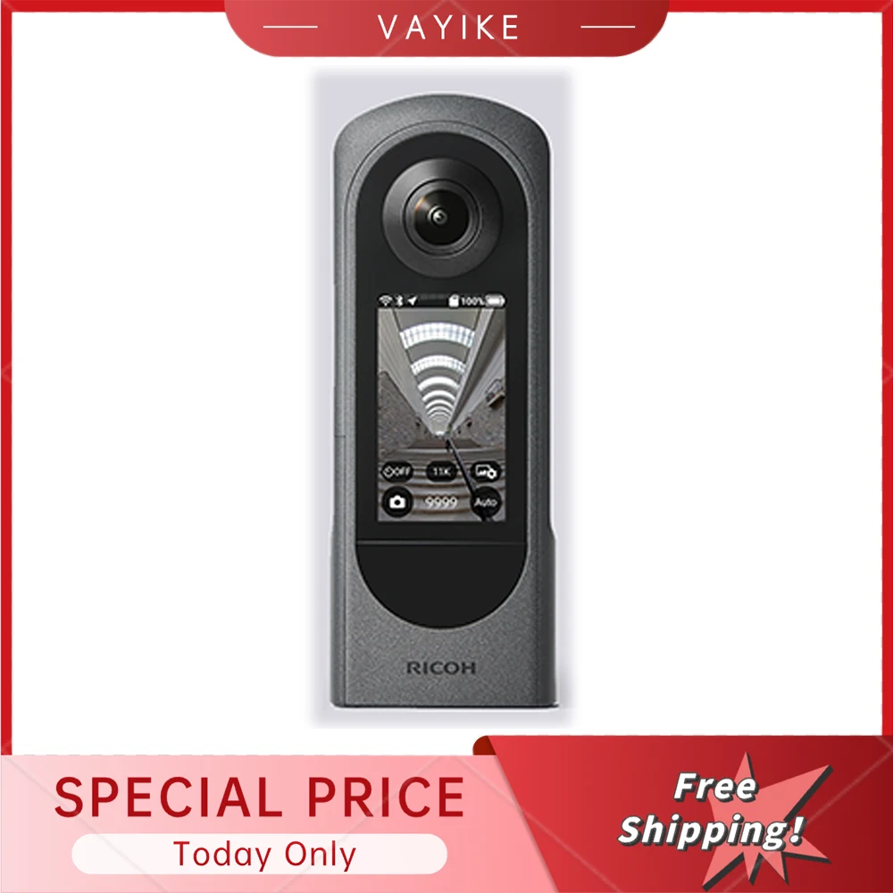 Ricoh Theta X Telecamera Panoramica 11K Touch Screen 720 Panorama Sala Di Visualizzazione Decorazione Idroelettrica Trasmissione In Diretta Vr