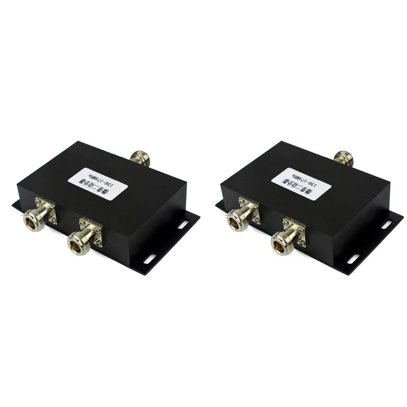 Splitter Divisore Di Potenza Dell'Antenna 2X 2 Vie Vhf 136-174Mhz Per Alimentazione Ripetitore Radio