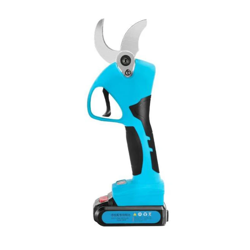 21V/2Ah 40Mm Lithium Battery Pruning Scissors / Pruner Garden Tools Electric Shears Cutting Wooden Branches