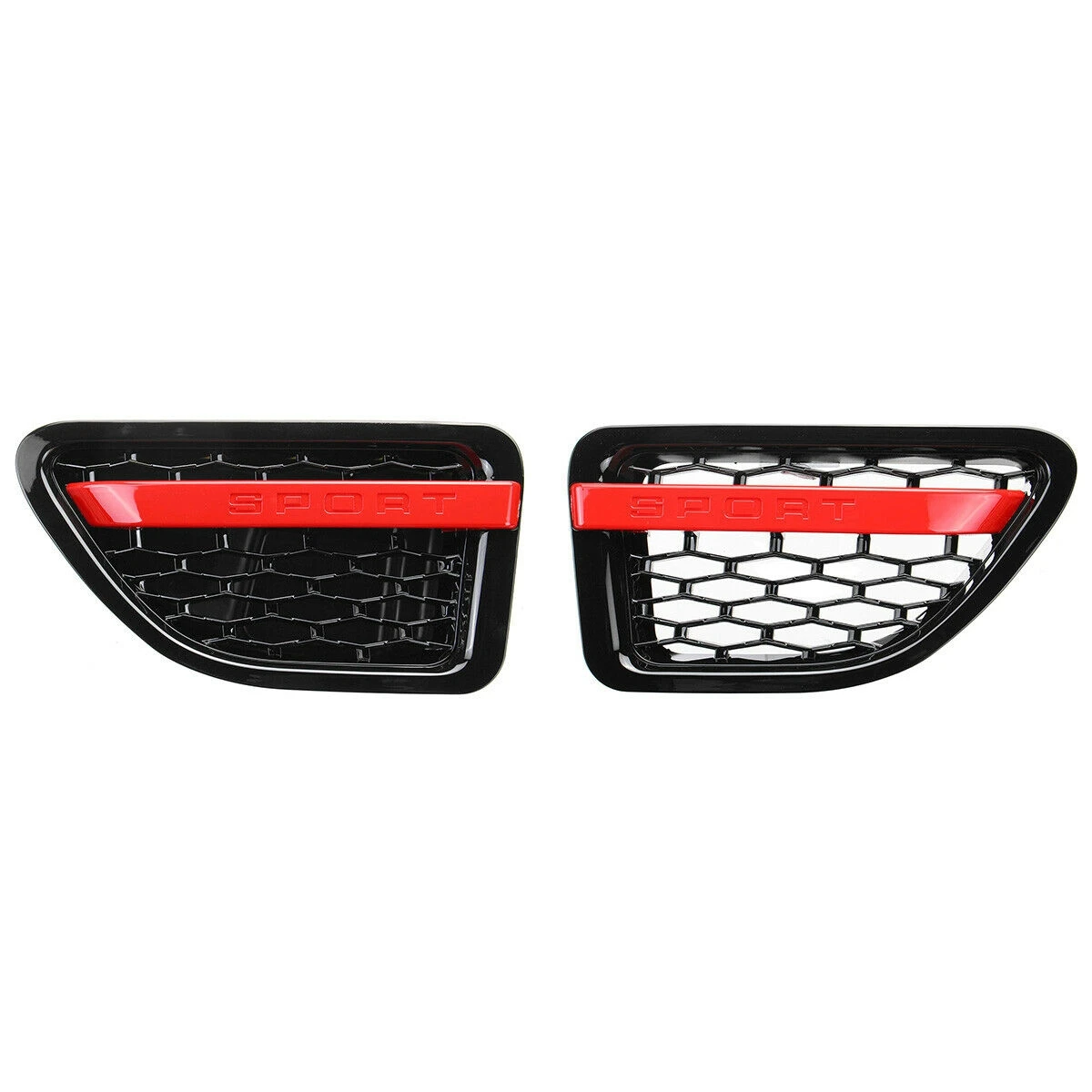 2X Side Fender Vent Grille Grill Tuning Air Side Vent Grille Grid Outlet Per Land Rover Range Rover Sport 2005-2009