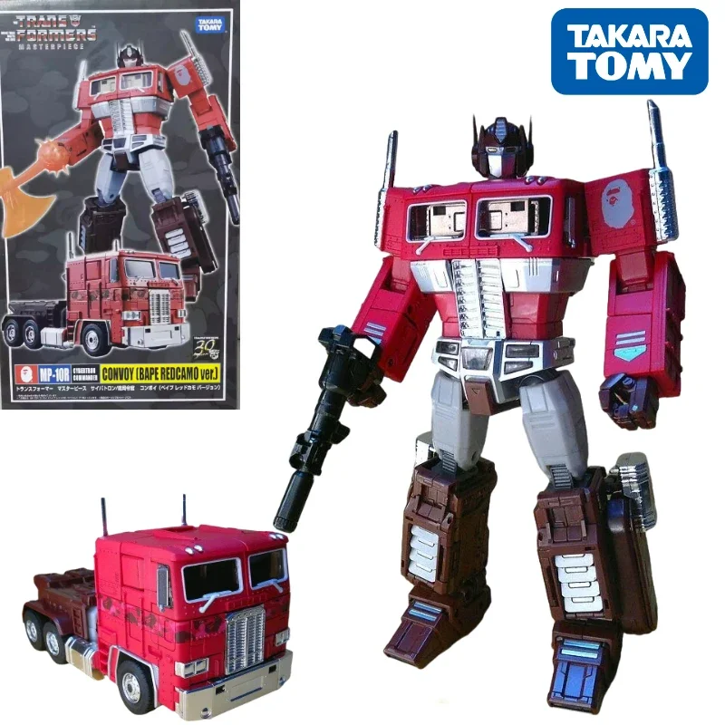 In Magazzino Tapara Tomy Transformers Mp10R Convoy Bape Red Camo Ver Toys Figure Action Figures Raccolta Hobby