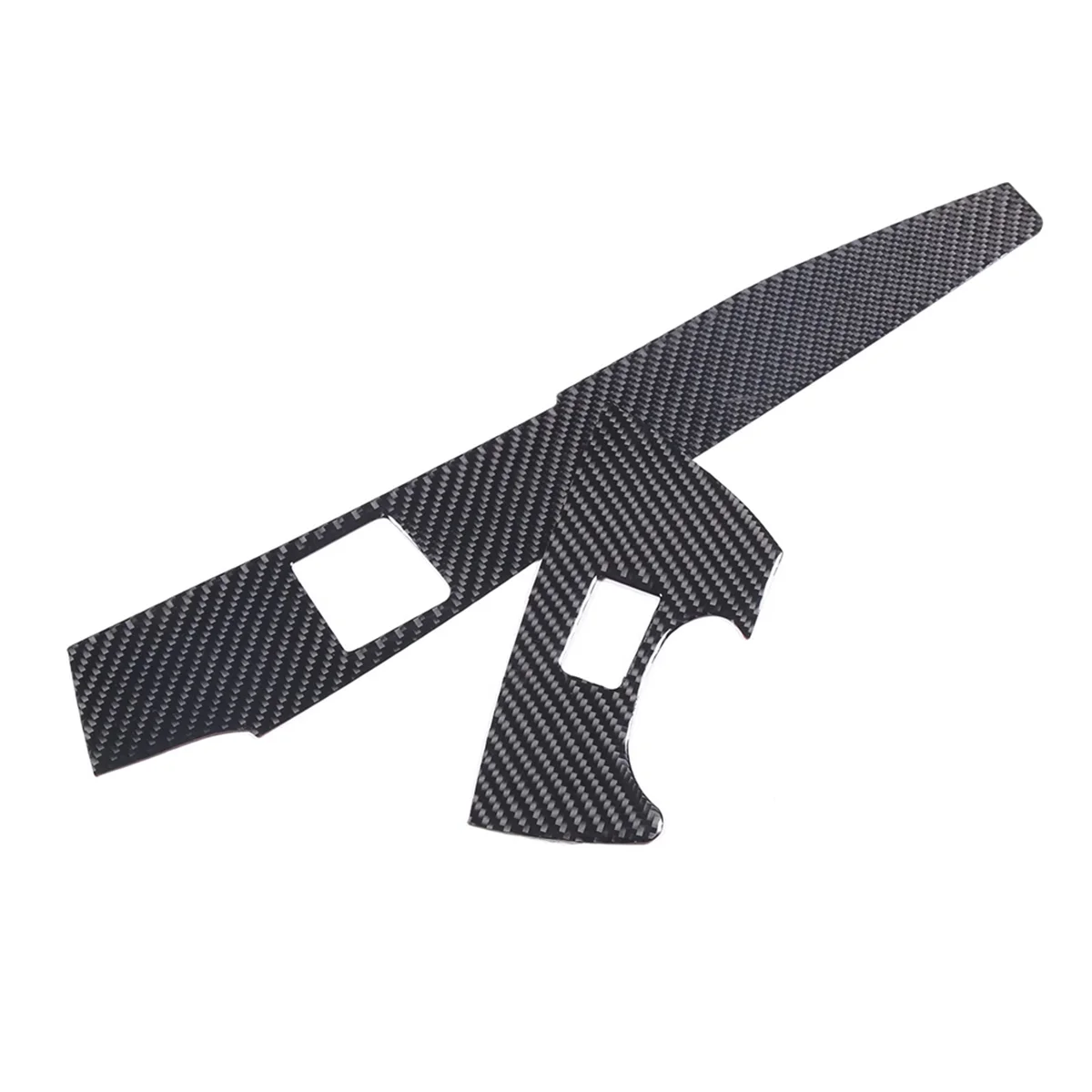 Per Corvette C7 2014-2019 Soft Carbon Fiber Car Window Lift Switch Panel Cover Trim Sticker Accessori