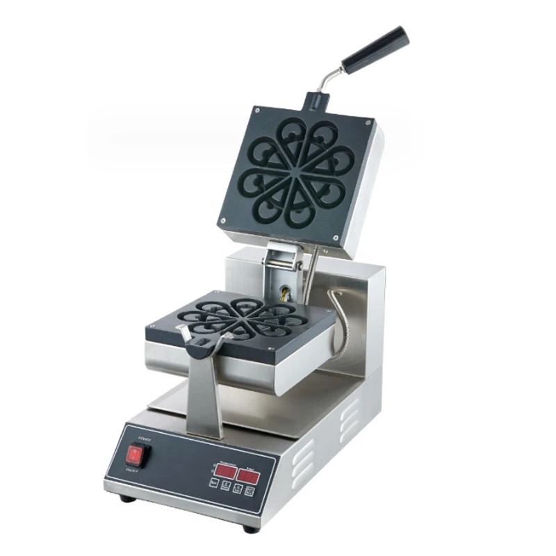 Macchina Per Waffle Antiaderente Direttamente Prezzo Di Fabbrica Macchina Automatica Per Forno Elettrico Commerciale In Acciaio Inossidabile Eggettes 