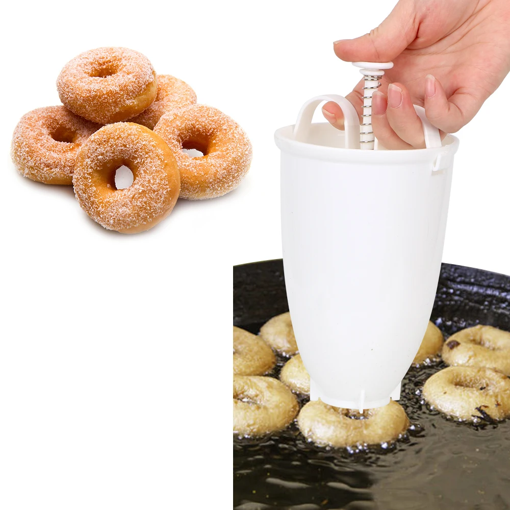 Niceyard Manuale Deep Fry Donut Mold Donut Machine Easy Fast Portable Waffle Dispenser Donut Maker Plastica Leggera