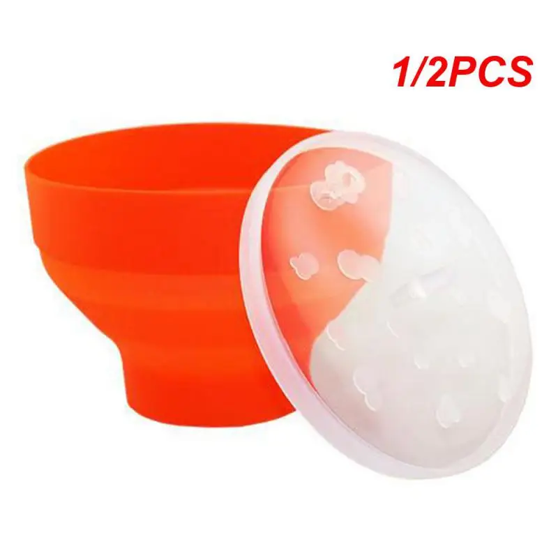 1/2 Pz Silicone Ad Alta Temperatura Popcorn Maker Chips Piatto Di Frutta Casa Microonde Popcorn Maker Pieghevole Cottura Popcorn
