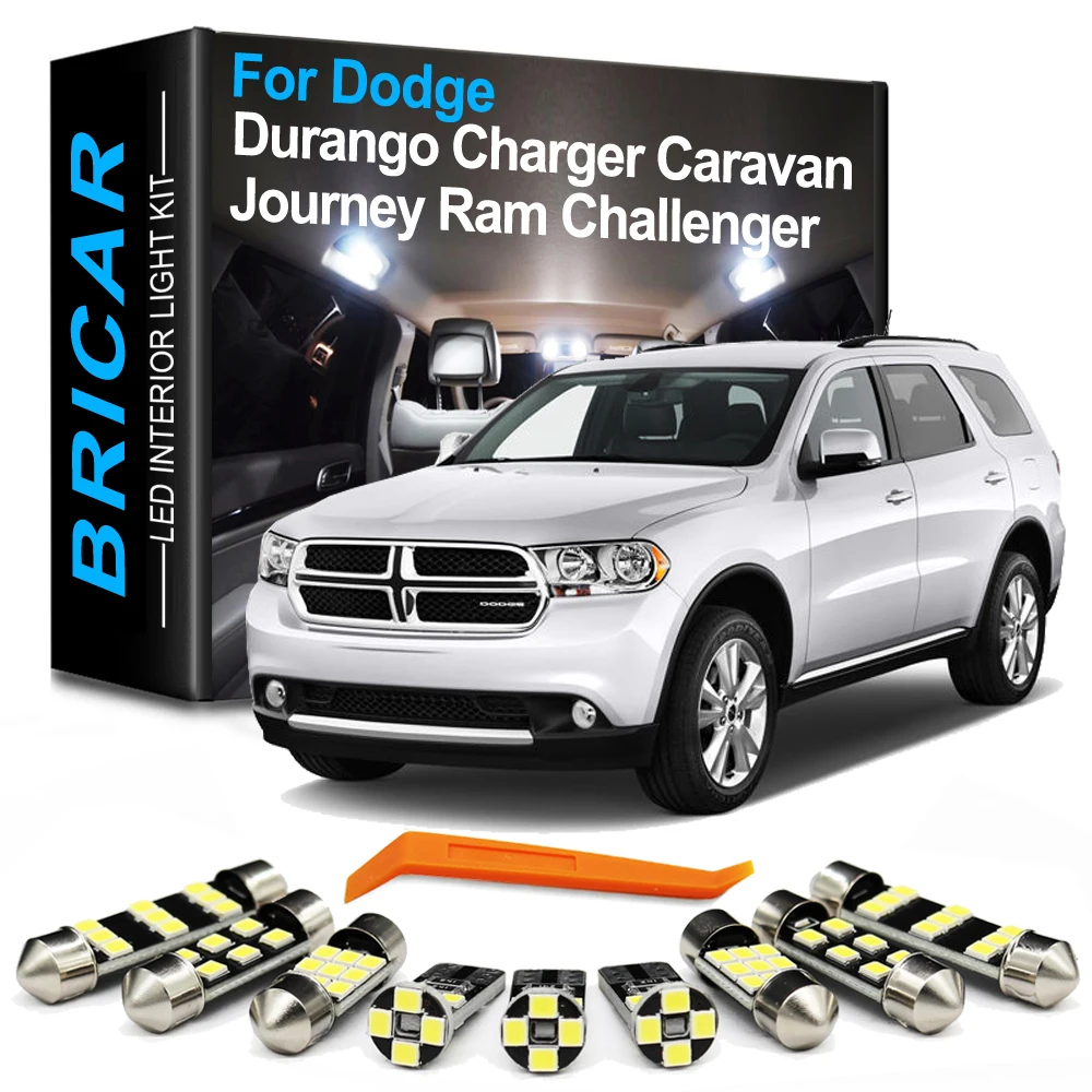Bricar Interior Led Light Kit Per Dodge Durango Charger Grand Caravan Journey Ram 1500 2500 Challenger Nitro Dart Dakota Caliber