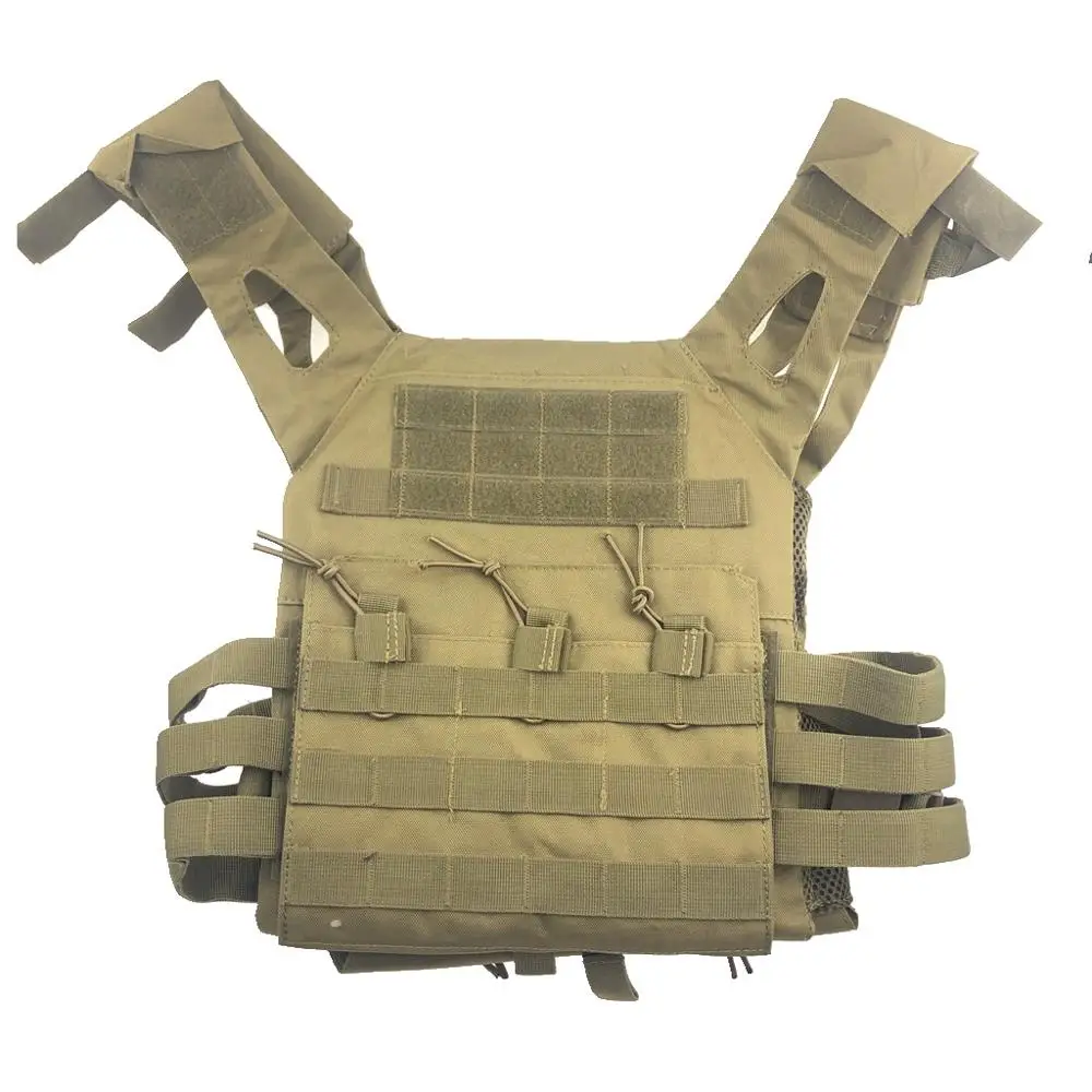 Nuovi Uomini Jpc Gilet Tattico Molle Vest Caccia All'Aperto Airsoft Paintball Molle Vest Con Petto Piastra Protettiva Carrier Vest
