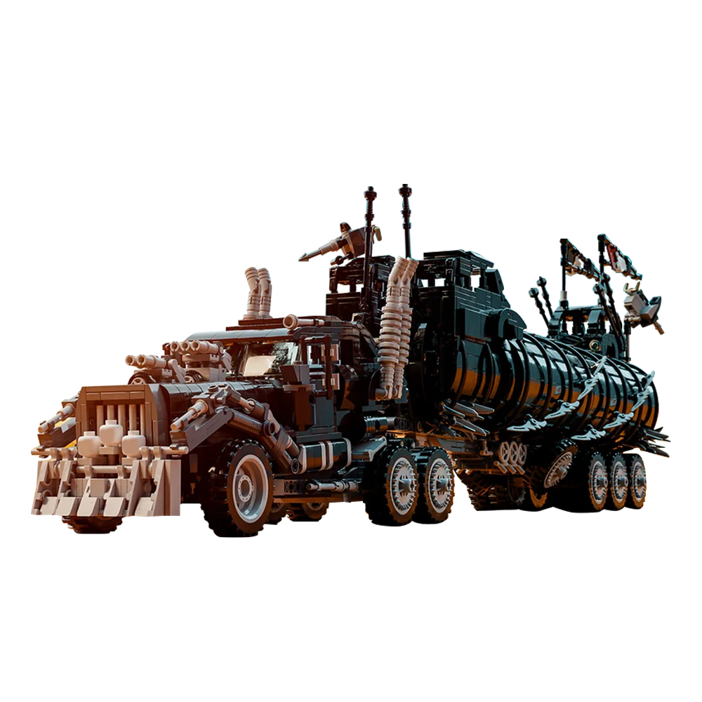 Gobricks Moc Mad Max The War Rig Model Tank Technical Car Max War Truck Set Movie Building Block Giocattoli Educativi Per Regali Per Bambini