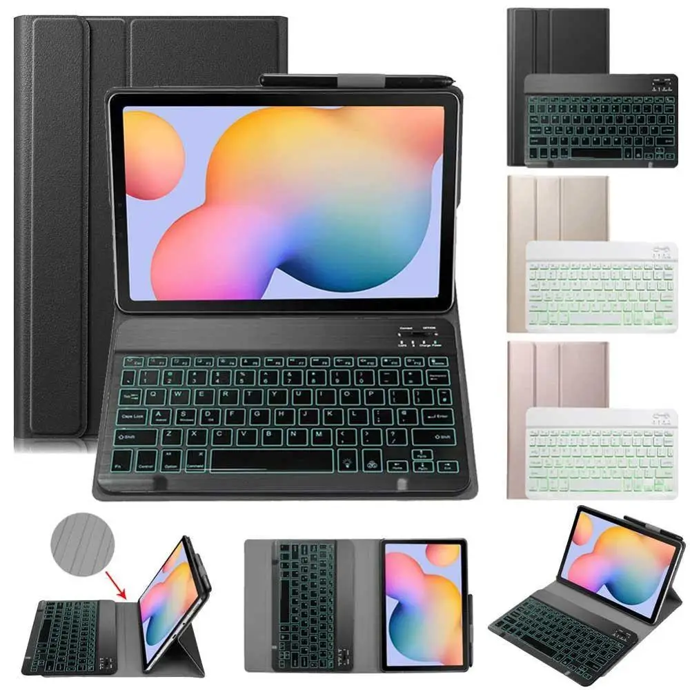 Custodia Per Tablet Per Huawei Mediapad M5 Lite 10 Pro 10.8 T5 10 10.1 M6 10.8 Matepad 10.4 Pro 10.8 Cover Con Tastiera Bluetooth