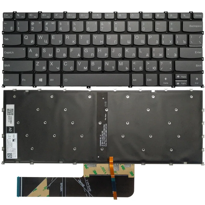 Nuova Tastiera Russa Retroilluminata Per Lenovo Yoga 13C 14C 13S 14S 2021 Yoga Slim 7 Pro-14Itl5 14 Arh5 14 Ach5 14Ihu5 7-14Itl5 7-14Are05