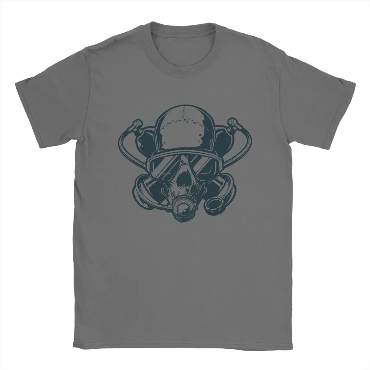 Vintage Scuba Diver Twinset Diving Dive T-Shirt Uomo T-Shirt In Puro Cotone Maglietta A Maniche Corte Abbigliamento Stampato Con Grafica
