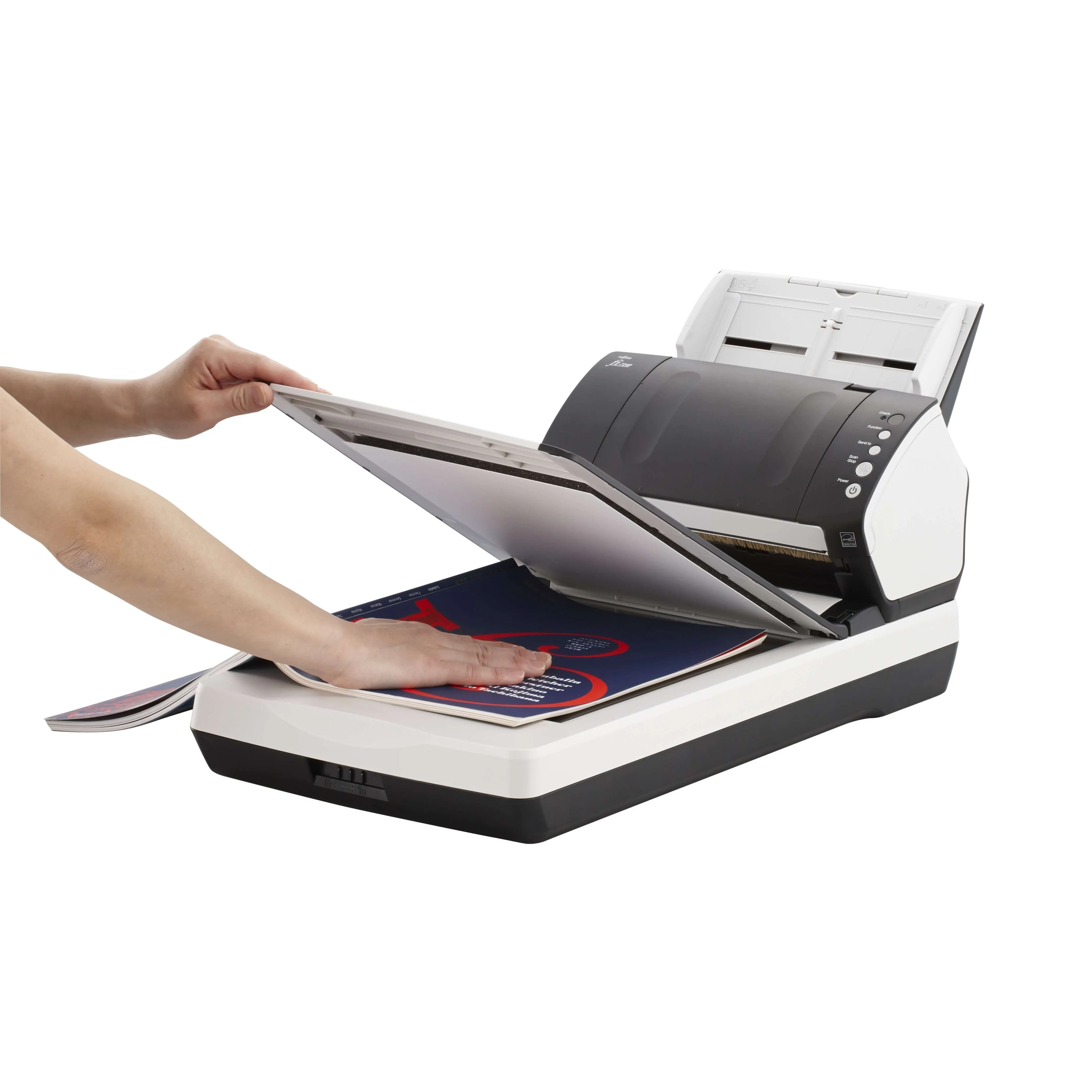 Prezzo Di Fabbrica Per Fujitsu Fi-7240 Scanner Usato Con Scanner Stampante Alimentatore Documenti Automatico E Fotocopiatrice Per Ufficio