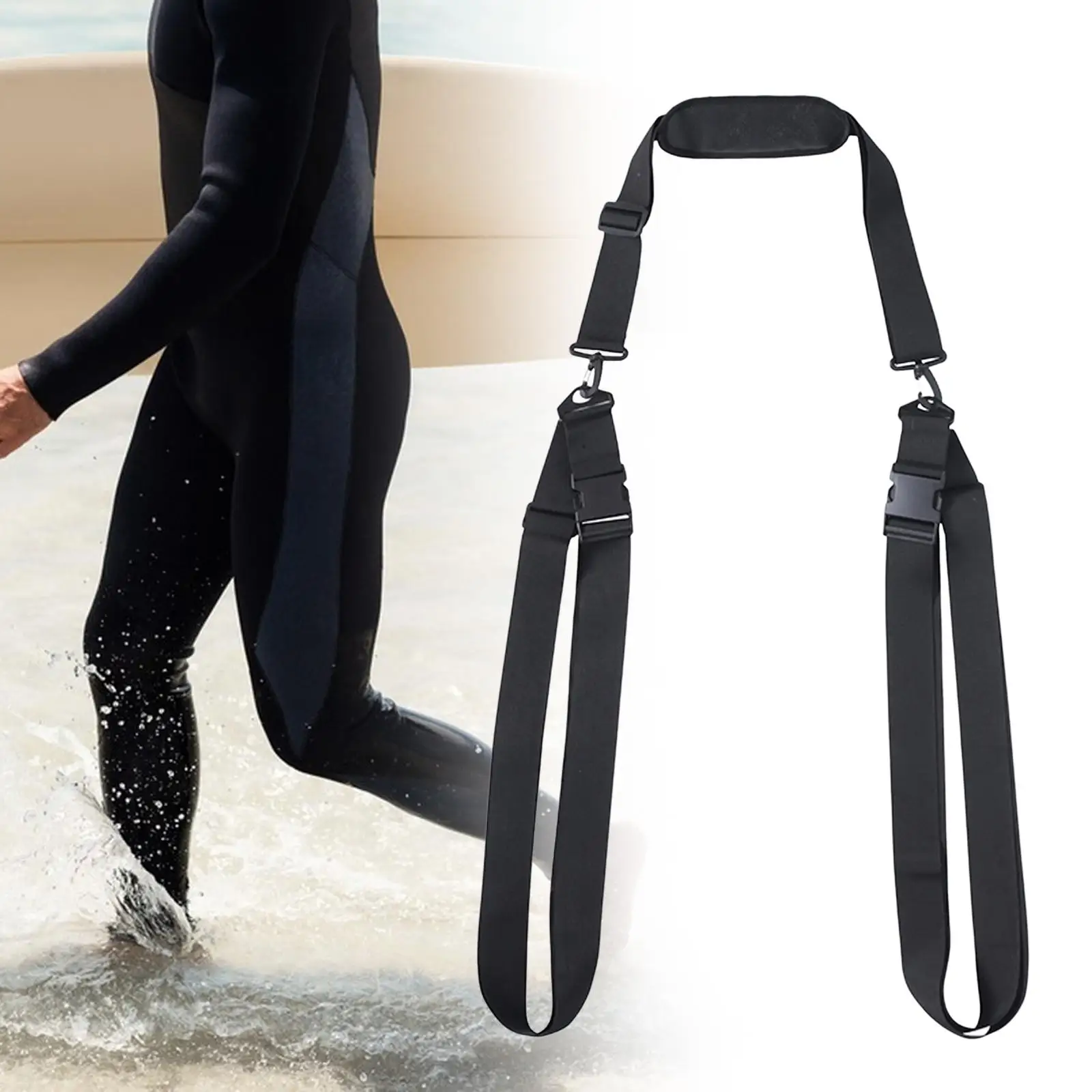 Paddleboard Carry Strap Regolabile Heavy Duty Imbottito Carry Belt Kayak Carry Strap Paddle Board Carrier Strap Per Surf
