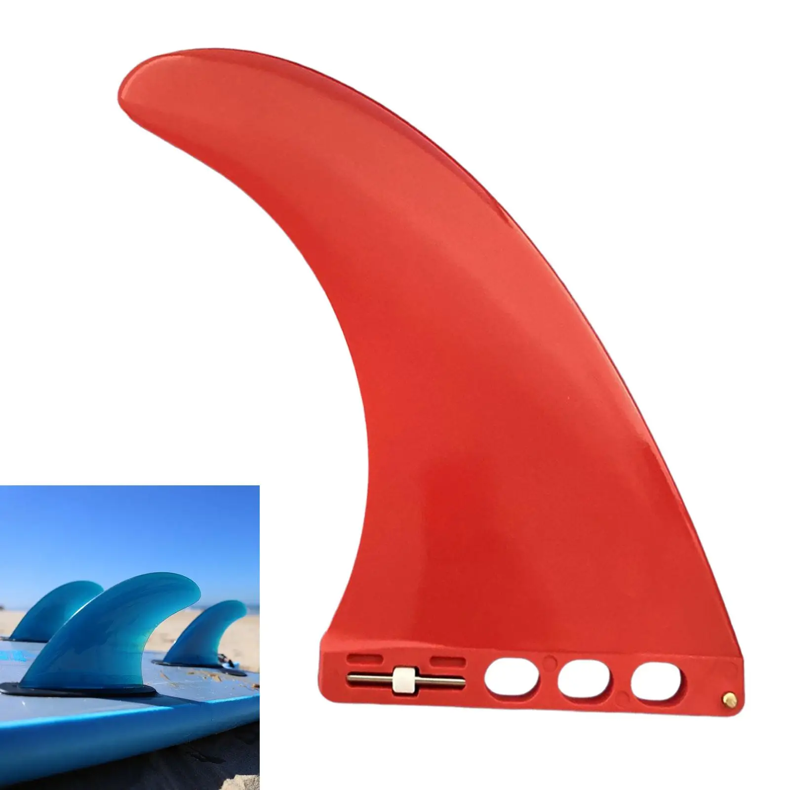 Pinna Per Tavola Da Surf In Pinna Centrale Pinna Di Tracciamento 9 "Pinna Per Paddleboard Durevole Per Kayak Gonfiabile Stand Up Paddle Board