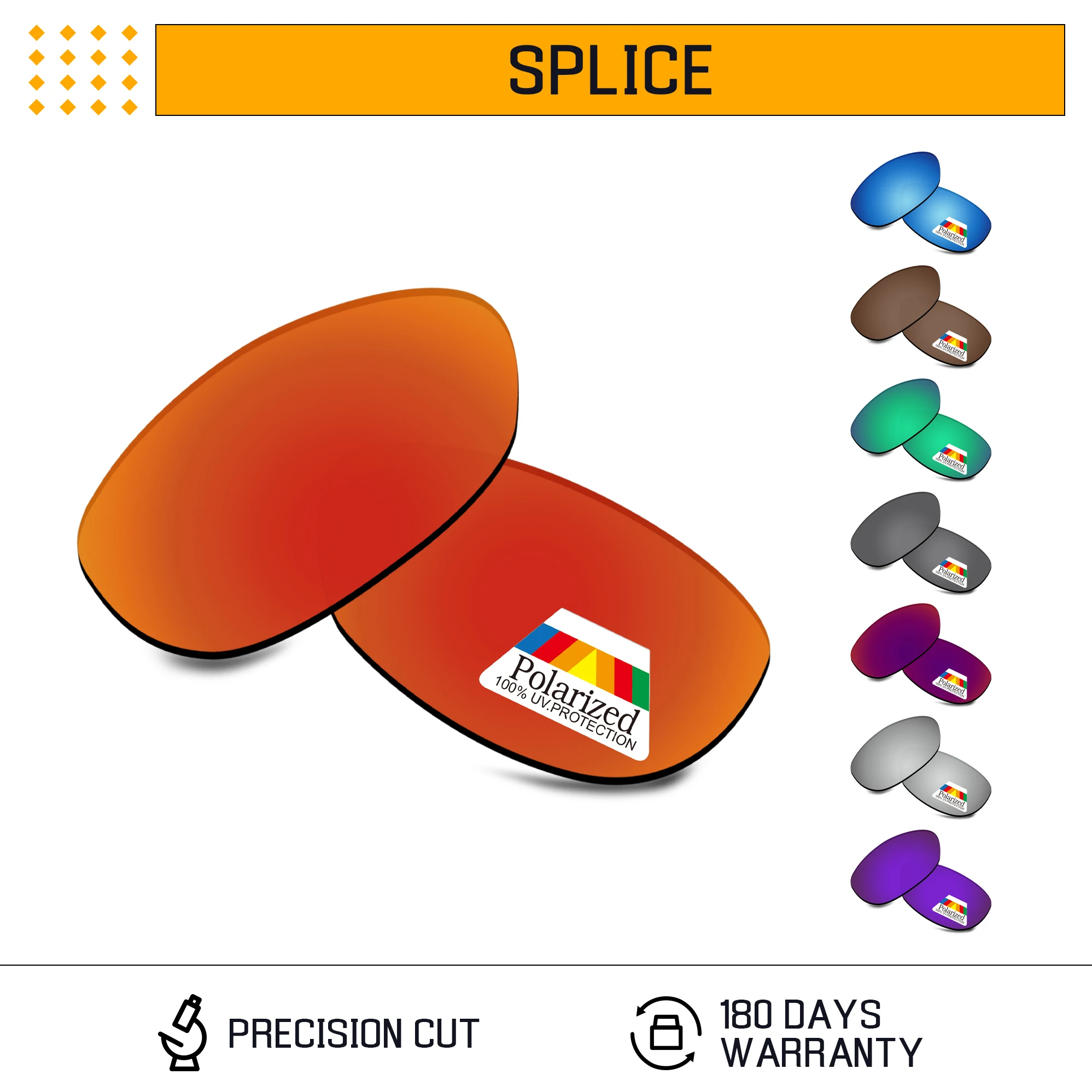 Lenti Di Ricambio Polarizzate Bwake Per Montatura Per Occhiali Da Sole Oakley Splice-Opzioni Multiple