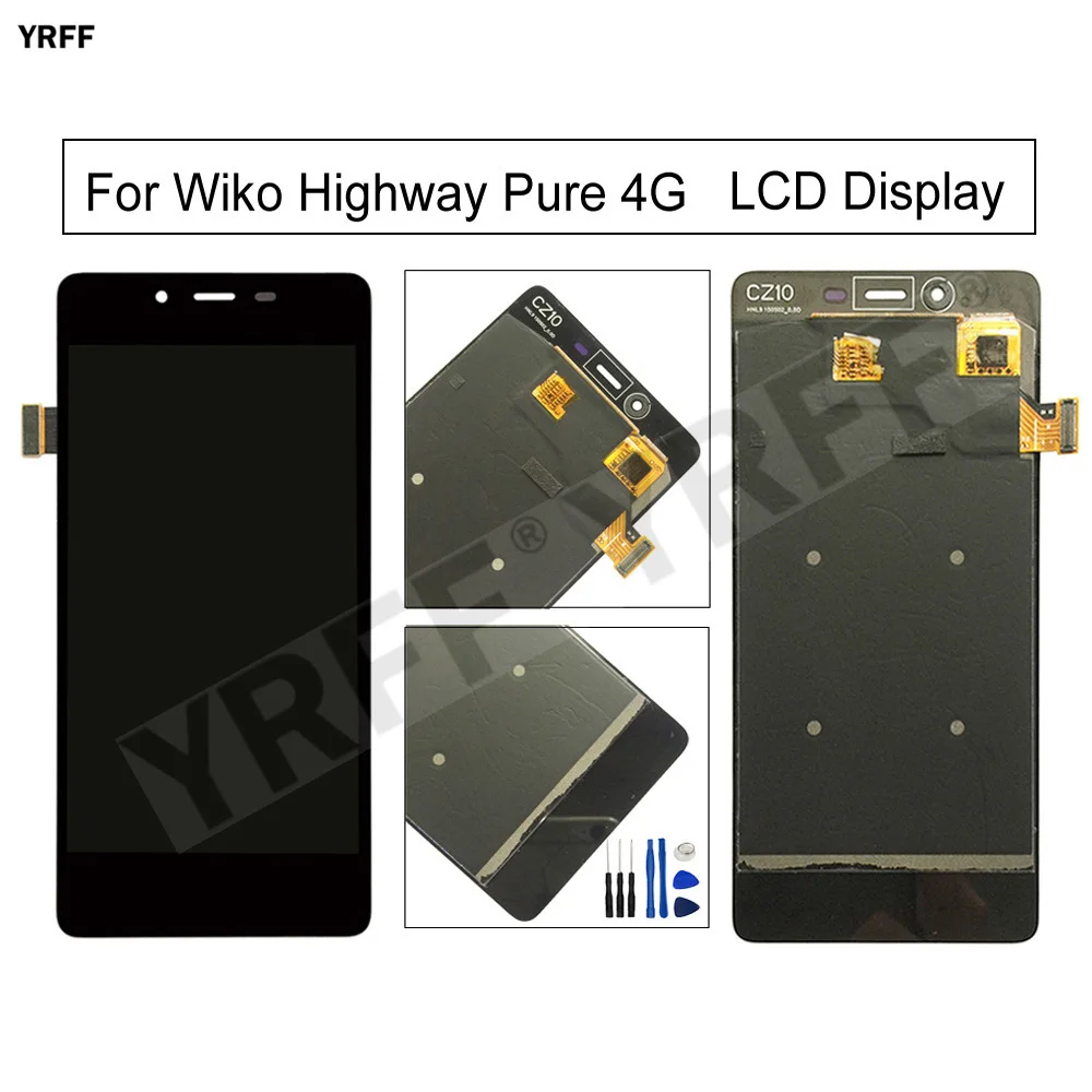 Display Lcd E Gruppo Digitalizzatore Touch Screen, Per Wiko Highway Pure 4G