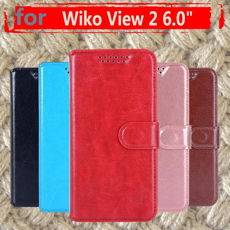 Per Wiko View 2 Custodia Wiko View2 Custodia Flip Portafoglio Di Lusso Custodia In Pelle Pu Per Wiko View 2 Custodia Cover Posteriore Protettiva