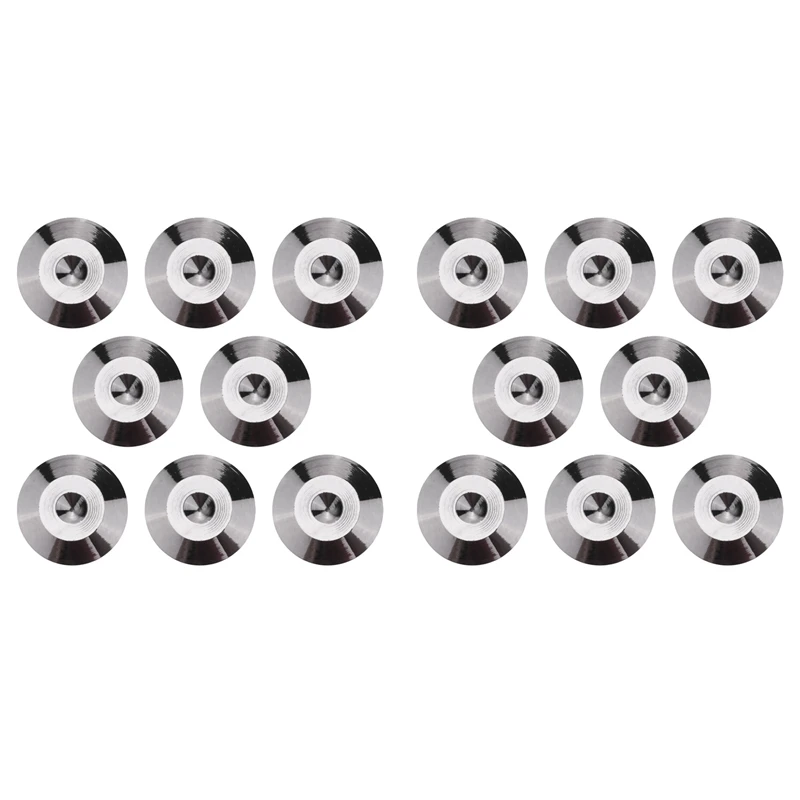 Hot 16Pcs Metal Antiurto Foot Spikes Pads Stand Mats For Speakers Lettori Cd Giradischi Amplificatore Dac Recorder Feet Pad
