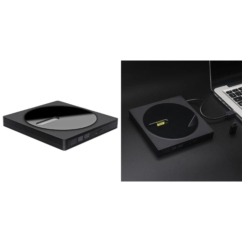 Unità Ottica Esterna Usb C Masterizzatori Dvd Supporto Cd-R Cd-Rw Dvd-R Dvd-Rw Registratore Usb Lettore Dvd