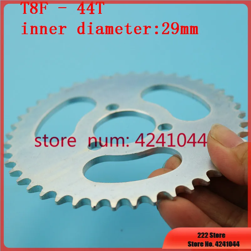 29 Millimetri 44T Dente T8F Tasca Posteriore Della Bici Catena In Acciaio Pignone Per 43Cc 49Cc Motore Mini Moto Atv Quad Goped Scooter 2 Tempi