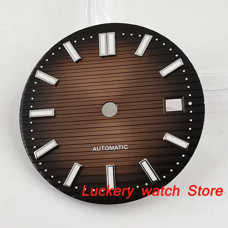 29.8 Millimetri No Logo Brown Dial Fit Per Il 2824 2836 Miyota 8215 821A Mingzhu 2813 Automatico Movement-Bp55