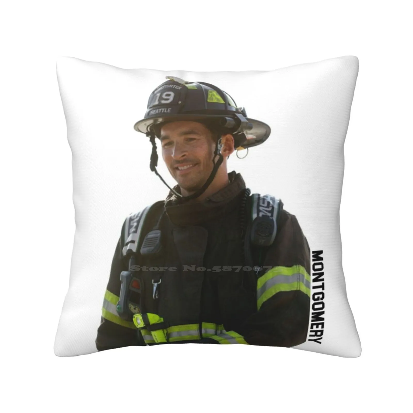 Station 19-Travis Bell-Jay Hayden Home Sofa Car Cushion Cover Federa Station 19 Herrera Vigili Del Fuoco Antincendio