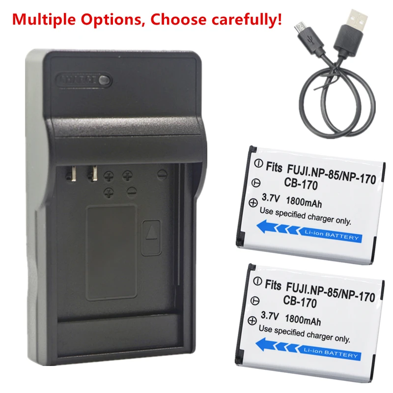 Np-85 Batteria O Caricabatterie Per Fujifilm Finepix Sl240 Sl245 Sl260 Sl280 Sl285 Sl300 Sl305 Sl1000 S1