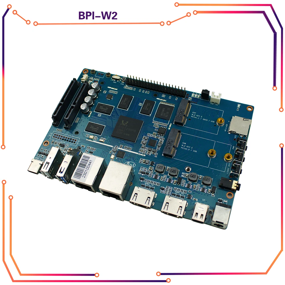 Originale Banana Pi W2 Bpi W2 Bpi-W2 Smart Nas Router Rtd1296 Chip Demo Board