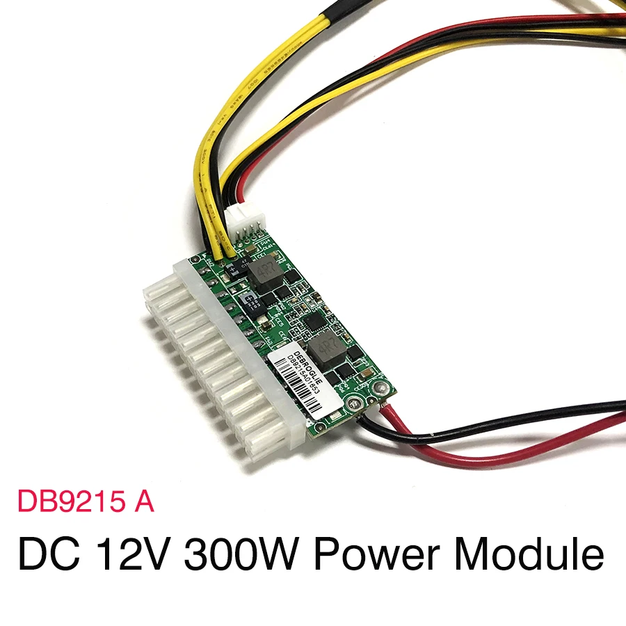 Db9215A Dc-Atx Psu Valore Di Picco 12V 300W Pico Atx Switch Psu 24Pin Mini Itx Dc Atx Mining Power Switch Modulo Di Alimentazione Per Nas Mini