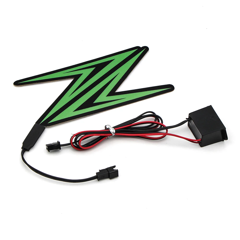 Per Kawasaki Z1000 Z900 Z800 Z750 Z650 Z400 Z300 Z250 Z Moto Night Riding Patch Luce Fredda Segnale Lampada Decorazione Casco