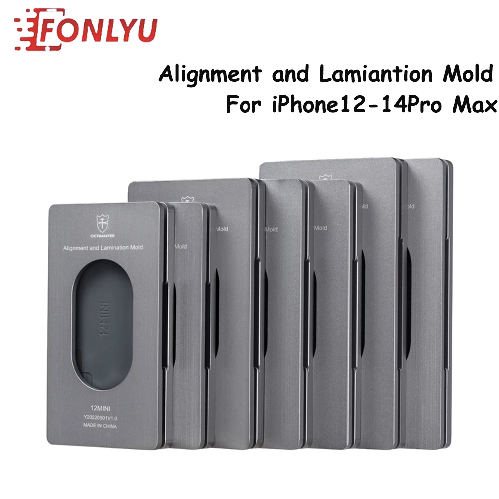 2 In1 Universal Inframe Laminazione Allineamento Stampo Per Iphone 12Pro Max 12 13 14Pro Display Lcd Laminazione Stampo Strumento Di Riparazione Del T