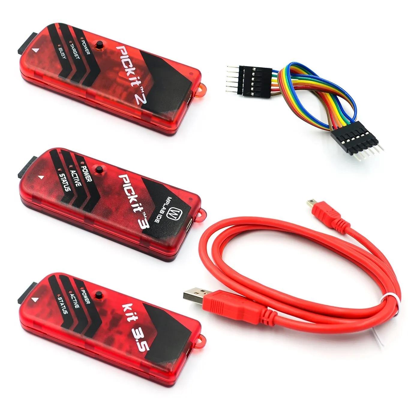 Per Pickit2 Pickit3 Pickit3.5 Programmatore Programmazione Offline Pic Microcontrollore Chip Closy + Pic Programmer Adapter Seat